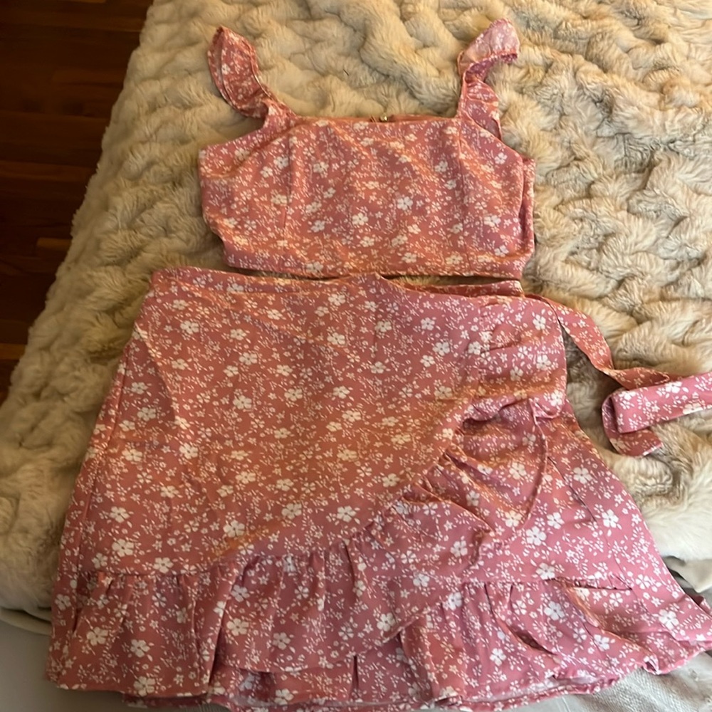 Pink Lily Two Piece Set